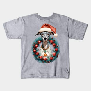 Xmas Greyhound Kids T-Shirt